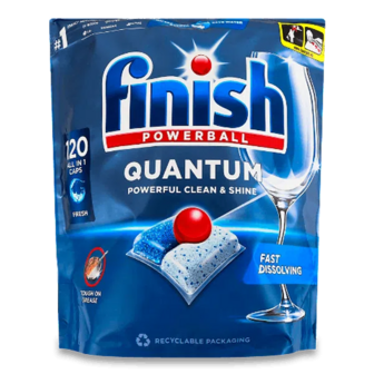 Капсули для посудомийних машин Finish Quantum All in1