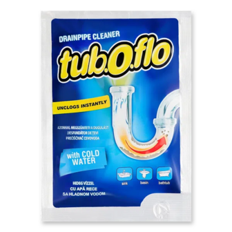 Засіб для очищення зливних труб Tub.o.flo для холодної води (55г)