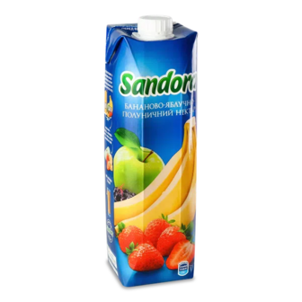 Нектар Sandora бананово-яблучно-полуничний (0,95л)