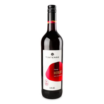 Вино Vintense Merlot безалкогольне