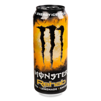 Напій енергетичний Monster Rehab чай та лимонад з/б (0,5л)