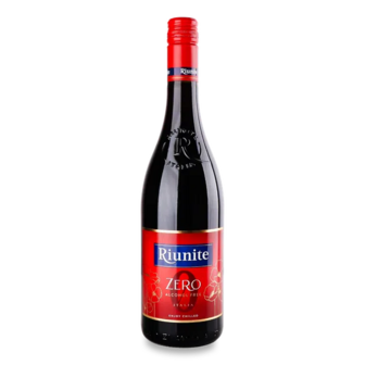 Напій винний Riunite Zero безалкогольний червоний (0,75л)