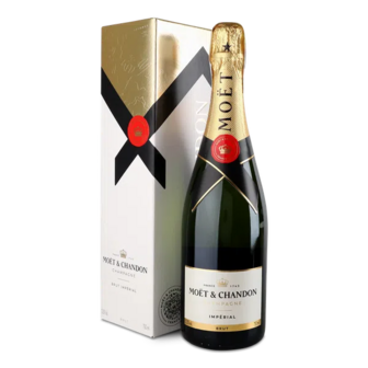 Шампанське Moet&Chandon Imperial Brut в подарунковій коробці (0,75л)