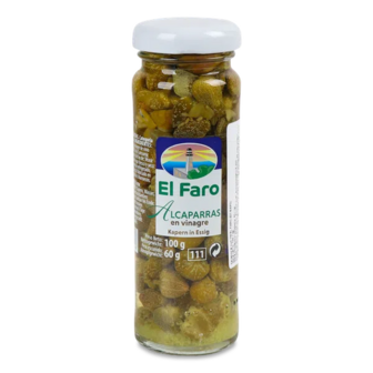 Каперси El Faro у винному оцті (100г)