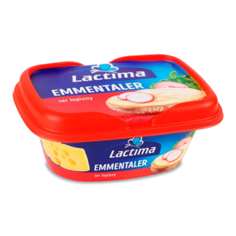 Сир плавлений Lactima «Емменталь» 52,5%