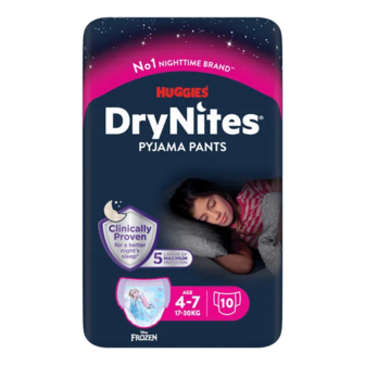 Підгузки-трусики для дівчаток Huggies DryNites Frozen (17-30 кг)