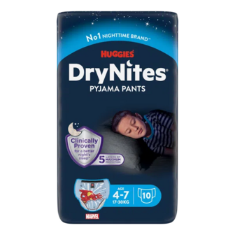 Підгузки-трусики для хлопчиків Huggies DryNites Marvel (17-30 кг)