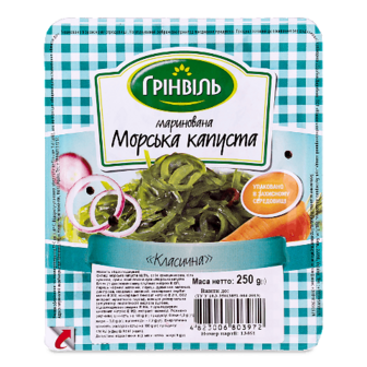 Капуста морська «Грінвіль» «Класична» маринована 250г