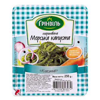 Капуста морська «Грінвіль» «Класична» маринована 250г