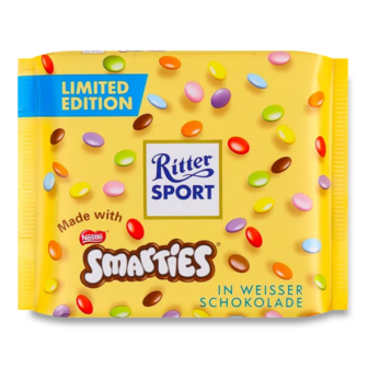 Шоколад білий Ritter Sport Smarties з драже