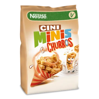 Сніданок сухий Cini Minis Churros з вітамінами та залізом, 210г