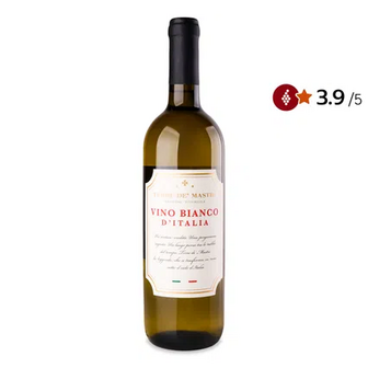 Вино Terre de' Mastri Bianco Vino d’Italia, 0,75л