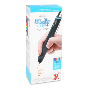 Н-р 3Doodler Create Plus 3D-ручка чорна 75стрижнів