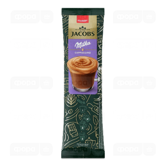 Напій кавовий Jacobs 3 в 1 Milka Cappuccino