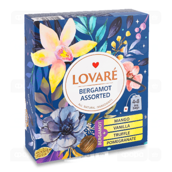 Чай чорний Lovare Bergamot Assorted 4 види