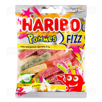 Цукерки Haribo Кисла картопля фрі желейні