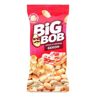 Арахіс Big Bob смажений зі смаком бекону 60г