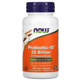 Пробіотичний комплекс Probiotic 25 Billion Now Foods 100 вегетаріанських капсул