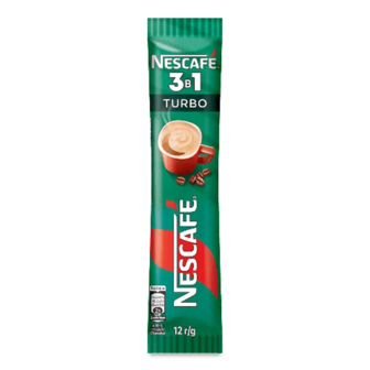 Напій кавовий Nescafe Turbo 3в1 розчинний (12г)