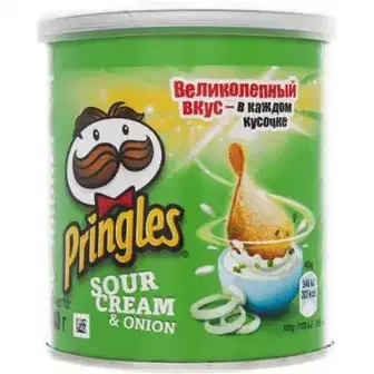 Чіпси Pringles зі смаком сметани та цибулі 40 г