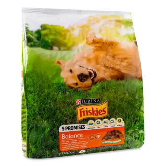 Корм для собак Friskies з куркою та овочами сухий