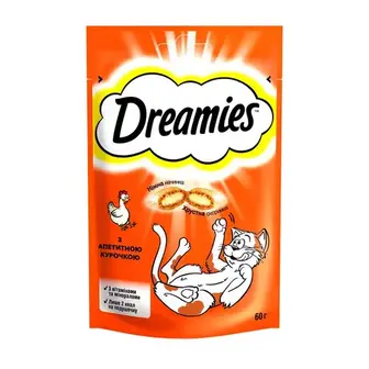 Ласощі для котів Dreamies 60 г - курка