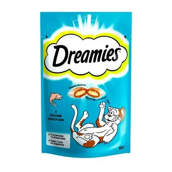 Ласощі для котів Dreamies 60 г - лосось