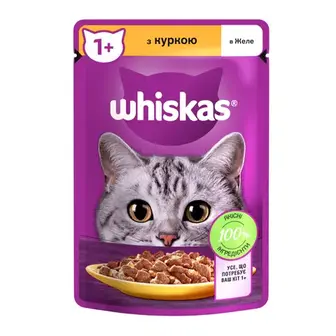 Вологий корм для котів Whiskas pouch 85 г - курка