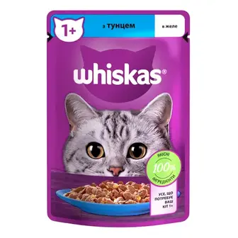 Вологий корм для котів Whiskas pouch 85 г - тунець