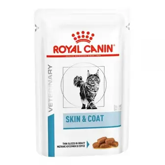 Вологий корм для котів  Royal Canin Skin Coat Gravy pouch 85 г