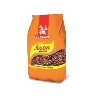 Льон СТО ПУДОВ (насіння) 200г