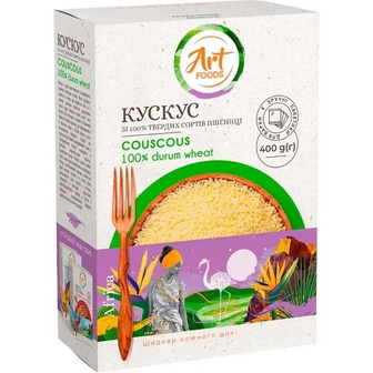 Кускус ART FOODS у варильному пакеті 4*100г/400г