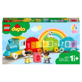 Конструктор LEGO DUPLO,  Поезд с цифрами — учимся считать,  23 детали