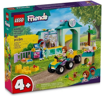 Конструктор LEGO Friends Ветеринарна клініка для сільськогосподарських тварин 161 деталь (42632)