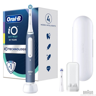 Електрична зубна щітка Oral-b Braun iO 4 My Way Blue + футляр (8006540818787)