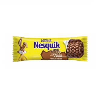 Бaтончик 25г Nesquik Maxi Choco з цільними злаками та шоколадом м/уп 