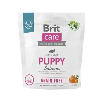 Сухий корм для цуценят Brit Care Grain-free Puppy 1 кг - лосось