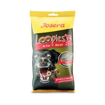 Ласощі для собак Josera Loopies 150 г - яловичина