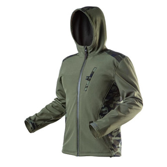 Куртка робоча Neo Tools CAMO, розмір XL/56, водонепроникна, діхаюча, Softshell