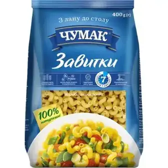 Макаронні вироби Чумак Завитки, 400 г