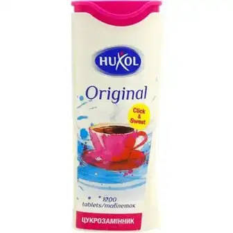 Замінник цукру Huxol без глютена 1200 шт 72 г