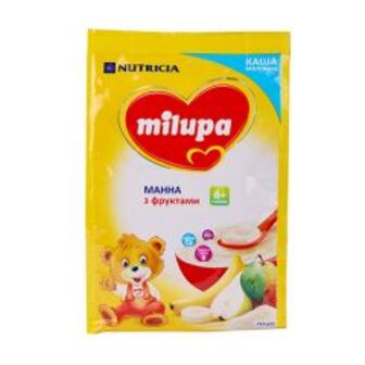 Каша Milupa манна з фруктами 210г