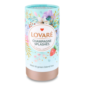 Чай чорний і зелений Lovare Champagne Splashes (80г)