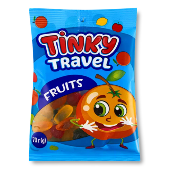 Цукерки Vale Tinky Travel Fruits желейні