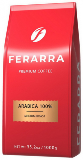 Кава Ferarra 100% Arabica в зернах 1кг