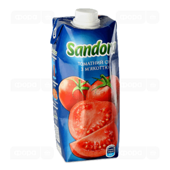 Сік Sandora томатний з м'якоттю