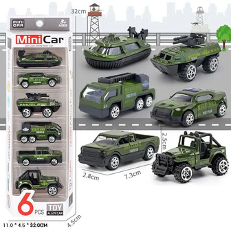 Набір інерційного транспорту A-Toys, 6 машин (6079)