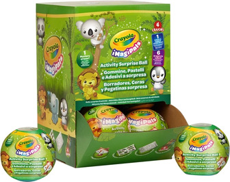 Колекційний набір-сюрприз 4 в 1 Crayola Світ тварин з восковими крейдами в асортименті (5061010222986)
