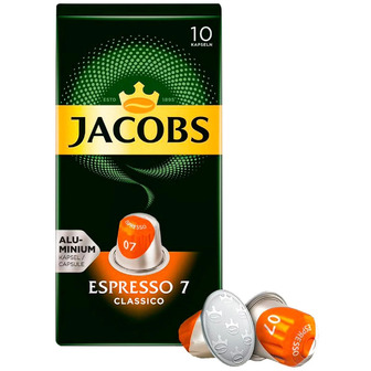 Кава Jacobs Espresso 7 Classico в капсулах 5 г х 10 шт (8711000371176)