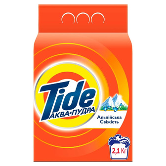Пральний порошок Tide Аквапудра Альпійська свіжість 2.1 кг